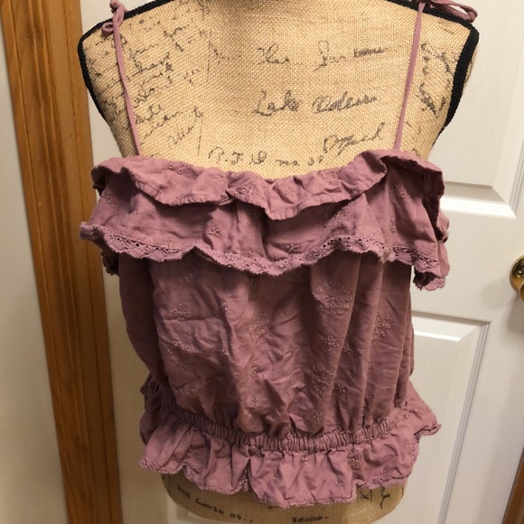 American Eagle Outfitters Tops - American Eagle New with tag Ruffled NWOT Top Collection👚